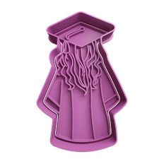 Laurea cookie cutter con