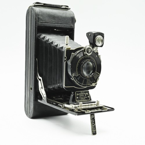 Antica fotocamera pieghevole