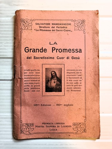 Libretto antico 1925 - 1925, grande