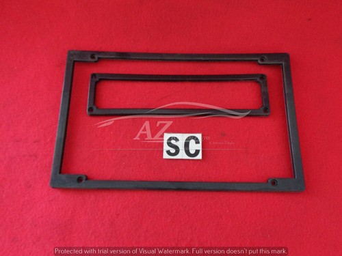 Coppia cornice porta targa - porta,