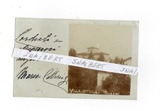 C004338  CARTOLINA   FOTOGRAFICA TRADATE   VILLA CITTERIO  VIAGGIATA  PRIMI  900