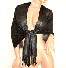 Stola donna nera scialle