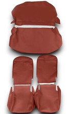 Rivestimenti Sedili Riferimenti per Fiat 500 F 1968 - 1972 Rosso Scuro