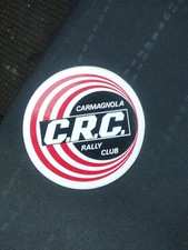Rallye raro adesivo Carmagnola