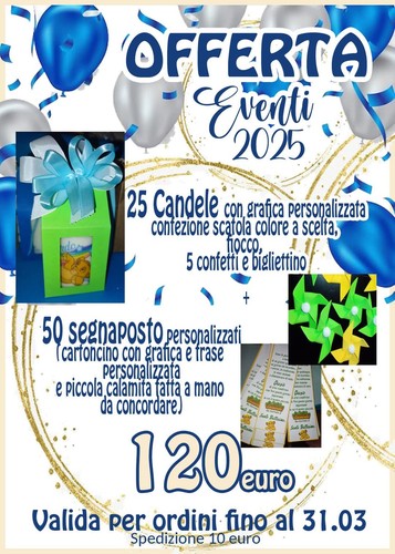 Bomboniere 50 segnaposto - 25,