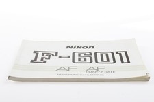 Nikon 601 manuale di - f-601,