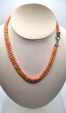 CORALLO  COLLANA  DOPPIO FILO