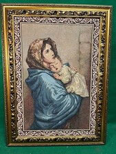 quadro mezzopunto puntocroce arazzo madonna del riposo ferruzzi
