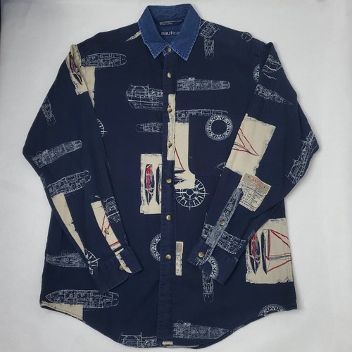 Camicia vintage nautica vela - camicia,