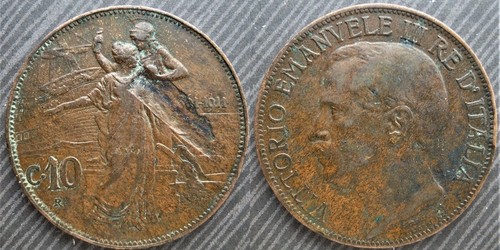 Italy centesimi 1911 - italy,