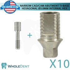 10x Ti-Base stretta CAD/CAM