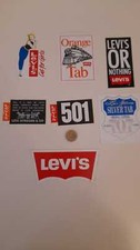 LEVIS ADESIVI LOTTO 7 PEZZI LEVI'S VINTAGE ANNI 80/90 C5
