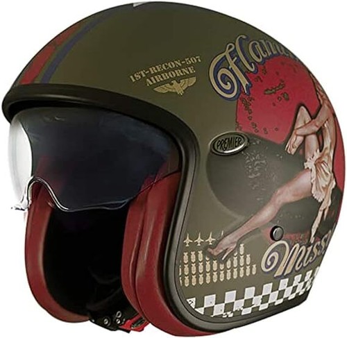 Casco helmet jet vintage - jet, pin