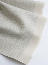 Tessuto stampa lino punto fiamma Kerry Joyce Zig Zag - Kiso / Sky 3,25 iarde 1047-02