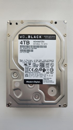 Wd4005fzbx nero 4tb - wd4005fzbx, hdd