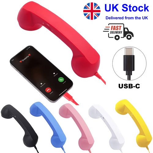 Retro telephone handset for - retro,