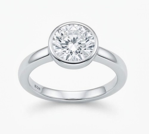 Anello solitario argento - anello,