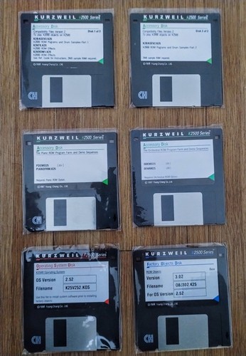 6pc rare kurzweil - 6pc, k2500
