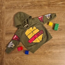 Felpa Con Cappuccio Neonato 6-9 Mesi