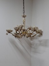 Lampadario Vintage in Ottone e
