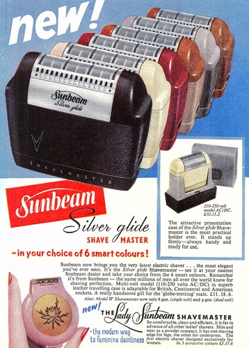 1958 advert lady sunbeam - 1958,