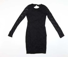 Abito a matita nero TALLY