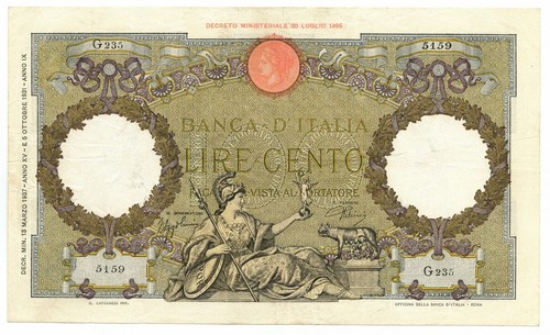 100 lire capranesi - 100, aquila