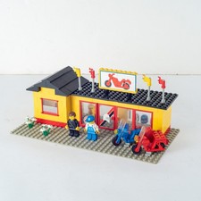 Lego 6373 Negozio di Moto con Officina e Meccanico Legoland Città Town (1984)