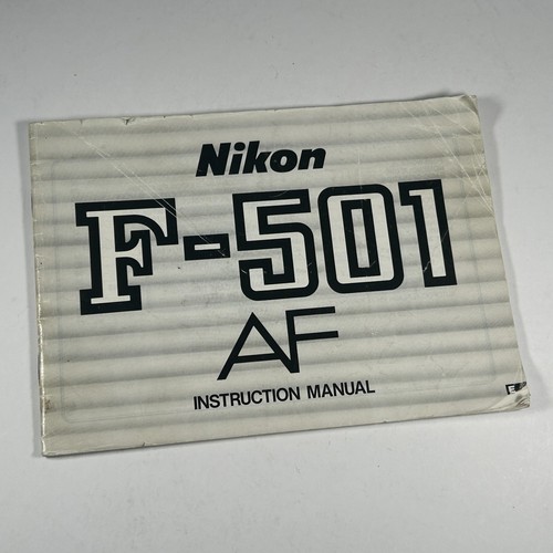 Nikon 501 manuale - f-501,