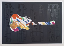 Giuseppe CHIARI: Chitarra,serigrafia,musica,arredamento,arte moderna,design