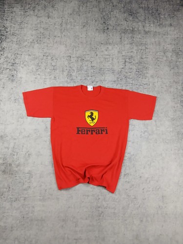 Shirt ferrari vintage rossa - vintage,