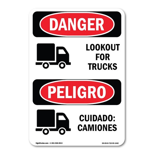 Look out for trucks bilingual - out,