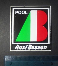 ADESIVO VINTAGE STICKER AUTOCOLLANT AUFKLEBER OLD SCHOOL ANZI BESSON ORIGINAL
