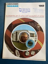 Rara originale Brochure Caravanes TRIGANO del 1969