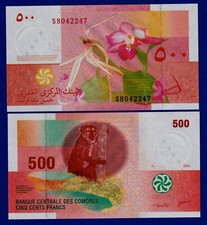Comoros 500 Francs 2005/2017