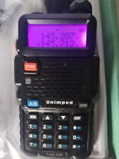 BIBANDA  VHF UHF UNIMPED PERFETTO COME NUOVO CON BASE E ALIMENTATORE 