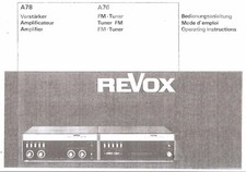  Revox manuale di istruzioni