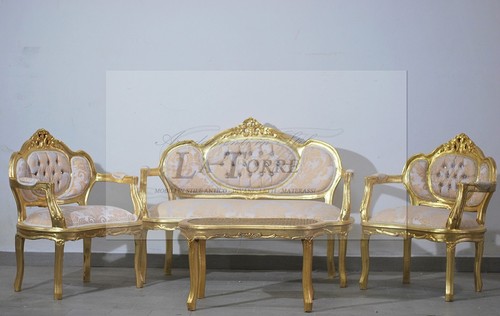 Divano classico salotto curvè