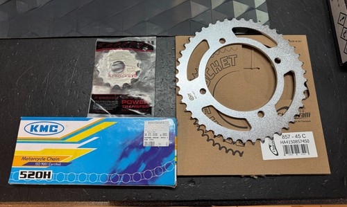 Kit trasmissione pignone - trasmissione, d+