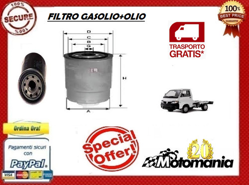 Filtro gasolio - gasolio, olio