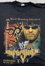 2000 WWF Wrestling Undertaker Unforgiven Promo T-shirt