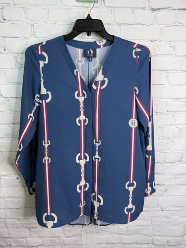 Camicia ronner blu equitazione - blu,