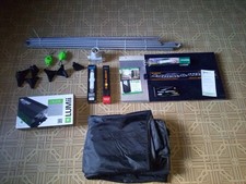 Grow Box Kit + Lampade (fioritura e Vegetazione), Riflettore E Carrucole