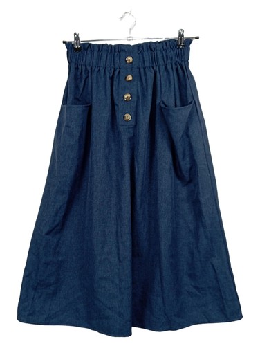 Gonna jeans shein blu - blu, scuro