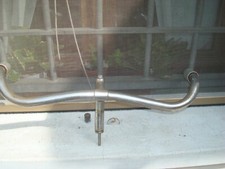 Manubrio biciclette epoca, ferro, alluminio, corna di bue