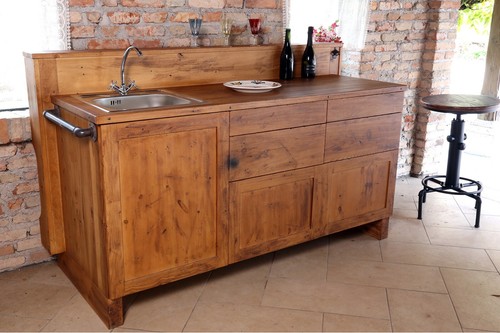 Cucina country industrial - country, con