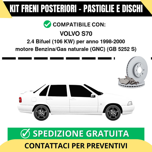 Kit freni posteriori per - kit,
