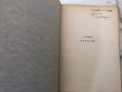 Raro libro adelchi manzoni - raro,