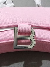 Balenciaga Hourglass Rosa Denim WOC – Borsa Tracolla Donna NUOVA