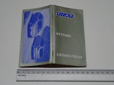 FIAT LISTINO PREZZI 1996  PANDA 4X4  CROMA UNO PUNTO CABRIO COUPE FIAT BARCHETTA